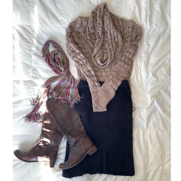 RW&Co knitted cowl sweater - Picture 2 of 6